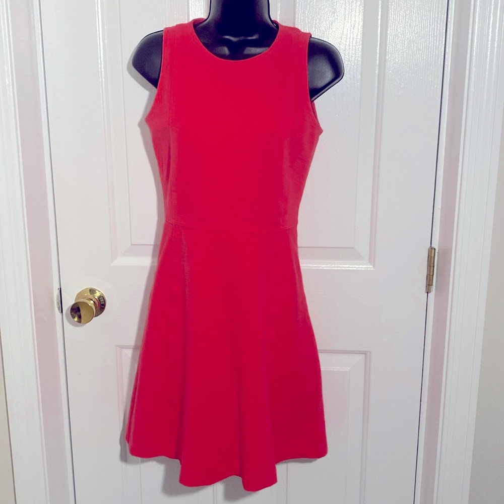 J Crew Ponte Knit Jersey Sleeveless Pink/ Coral sz 0